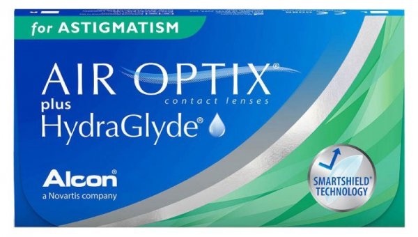 Air Optix Plus Hydraglyde for Astigmatism (3 ks)